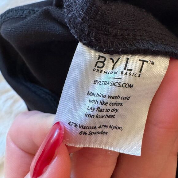 BYLT Basics Black Everyday Pant 2.0 Pants - Picture 5 of 9